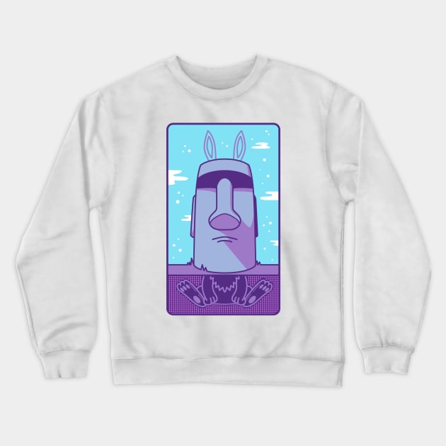 Secret of Easter Island Crewneck Sweatshirt by strangethingsa